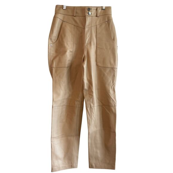 Song of Style Seana Leather Pant Khaki - Picture 5 of 10